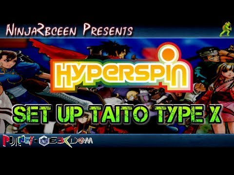 Hyperspin Taito Type X Settings Youtube