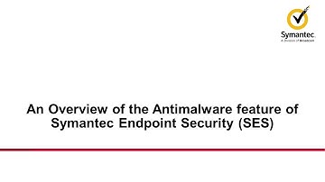 An Overview of the Antimalware feature of Symantec Endpoint Security (SES)