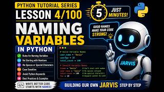Python Tutorial for Beginners | Lesson 4/100 — Naming Variables in Python|Think With Ash