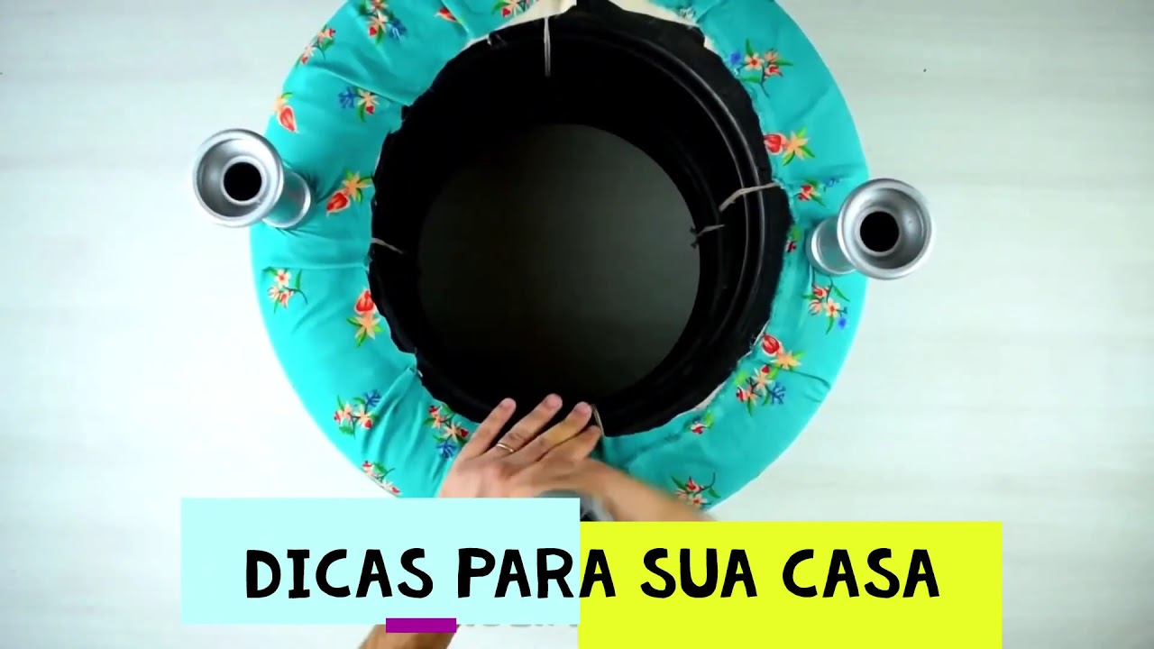 DICAS PARA SUA CASA [ FAÇA VOCÊ MESMO PUFF  DE PNEU