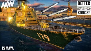 JS Maya - Balanced & brutal Air defence, better than ROKS KDDX-S!! - Modern Warships