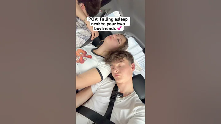Falling ASLEEP 😴 next to my TWO BOYFRIENDS 😩🥰 #boyfriend #couple #cute