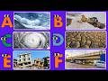 ABC Natural Disasters for Kids | A to Z Weather & Earth Science Learning