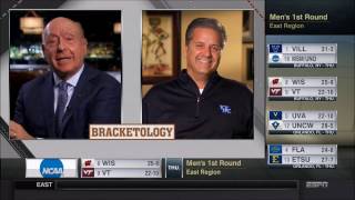 John Calipari Interview on Bracketology (ESPN) - 2017 NCAA Tournament