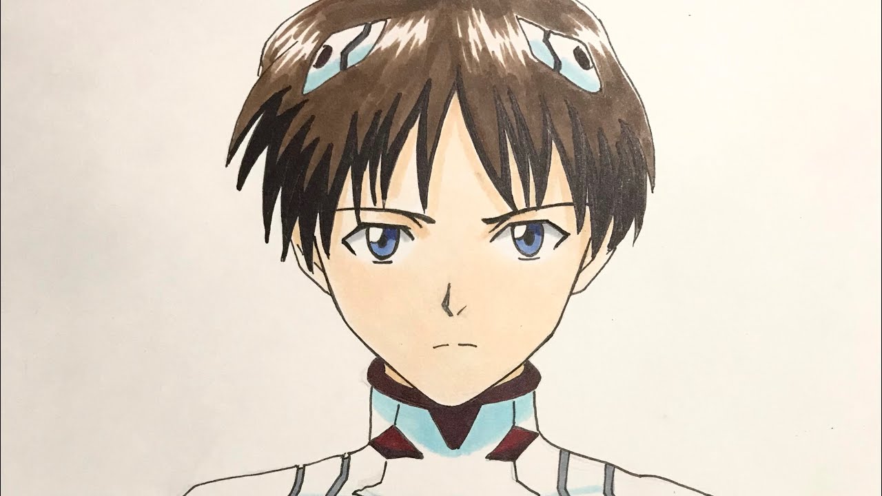 新世紀エヴァンゲリオン 碇シンジ 描いてみた Neon Genesis Evangelion Ikari Shinji Drawing Youtube