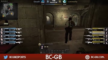 CSGO - How To Flash Someone In To Drop T Side On Cobblestone