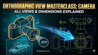 Task 13  The Camera Body Model Orthographic View Masterclass: Camera Body | All Views Explained