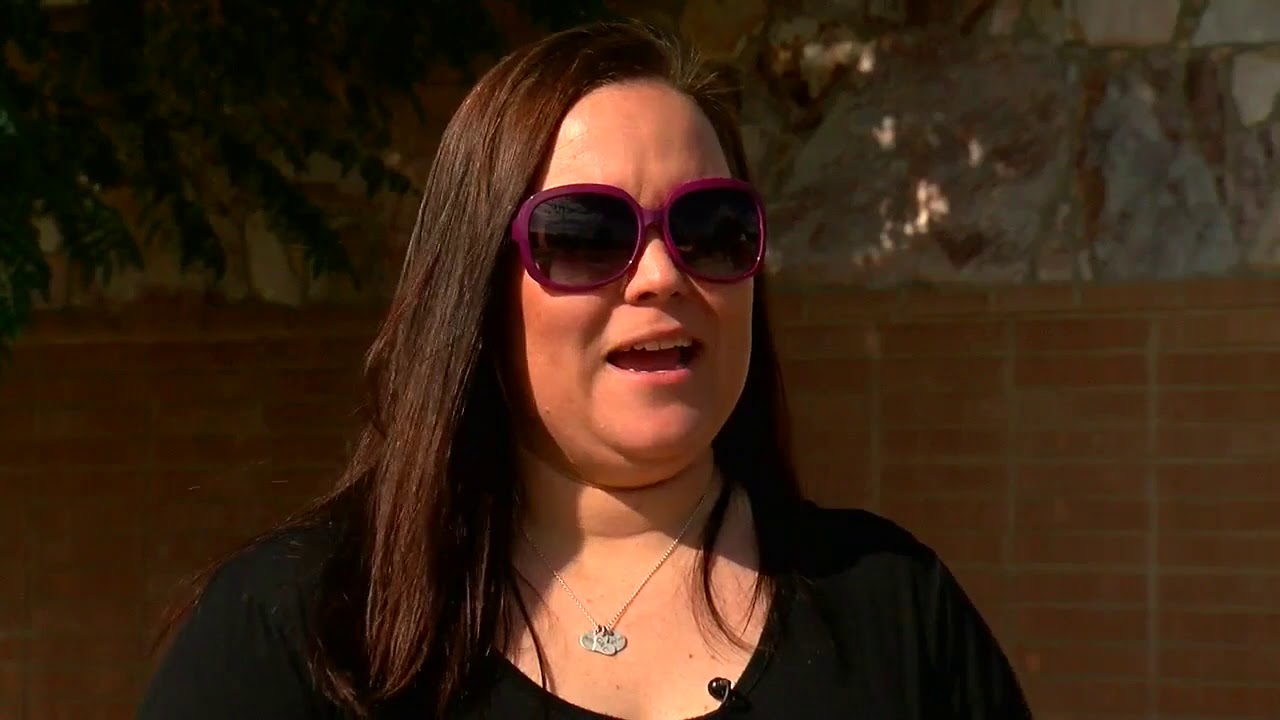 Tucson boys wait for the garbage truck