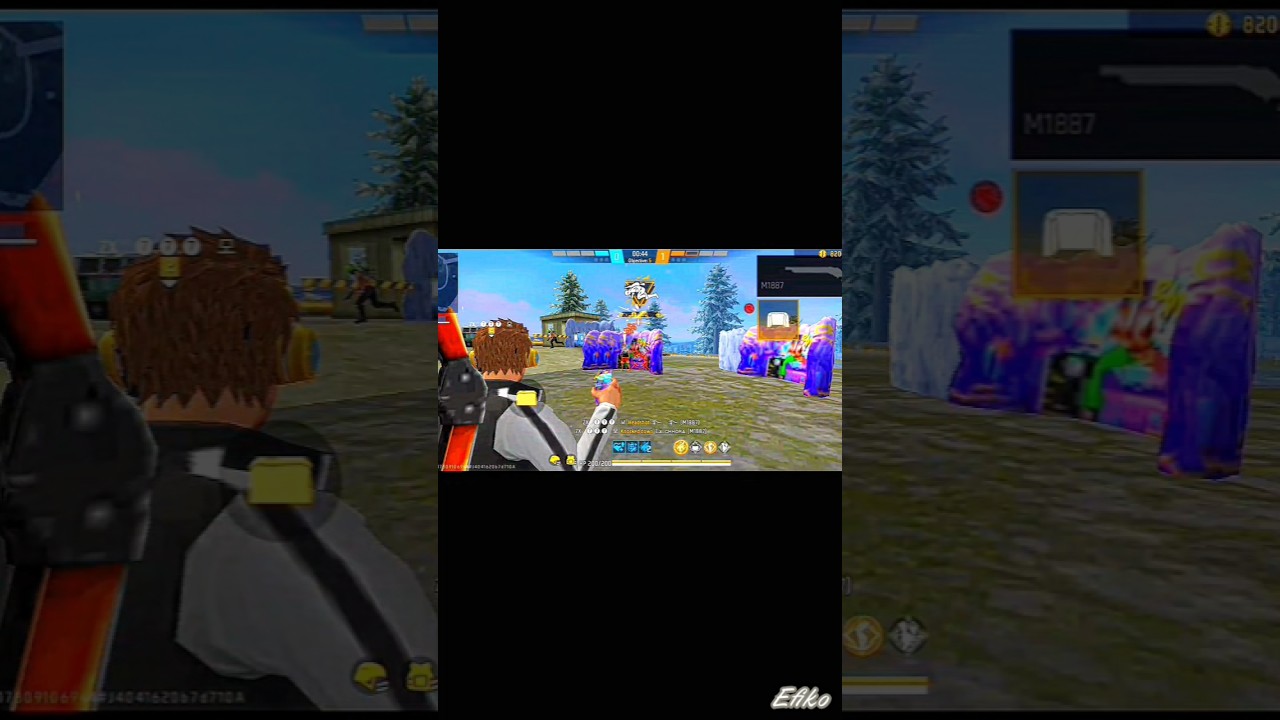 1vs4 free fire Max 🔥🆓 game play