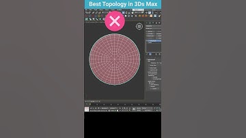 Correct vs Incorrect Topology: Creating a Cylinder in 3Ds Max #shorts  #modelingtips #3dsmax #tips