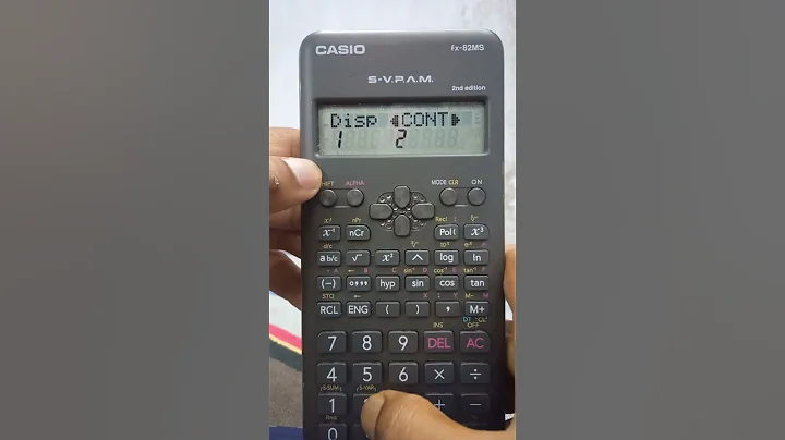 increase brightness of scientific calculator Casio fx-82MS calculator