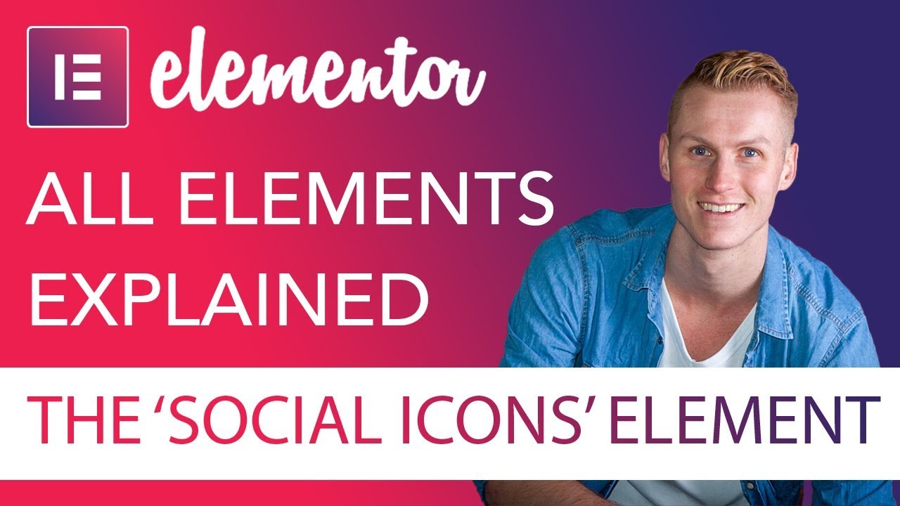 Social Icons Element Tutorial | Elementor - YouTube