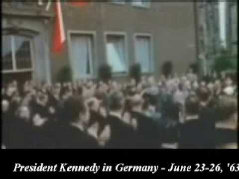 President John F Kennedy's visit to Germany in Jun...