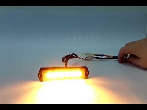 Фара светодиодная желтая