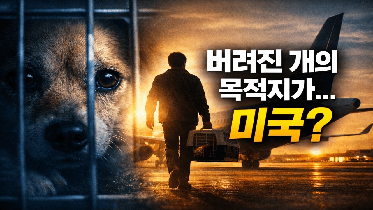안락사 대기견이 미국으로 향한 진짜 이유ㅣ 대한민국 감동영상