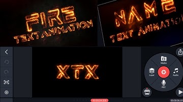 Fire Text Effect Kinemaster | how to make fire text on kinemaster | Top 4 Best Intro Making Apps