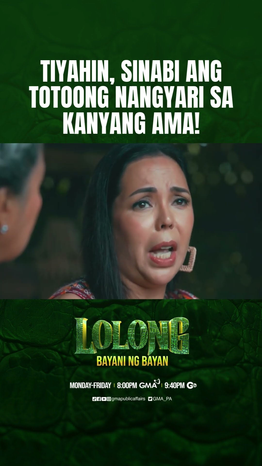 Tiyahin, sinabi ang totoong nangyari sa kanyang ama! | Lolong 2