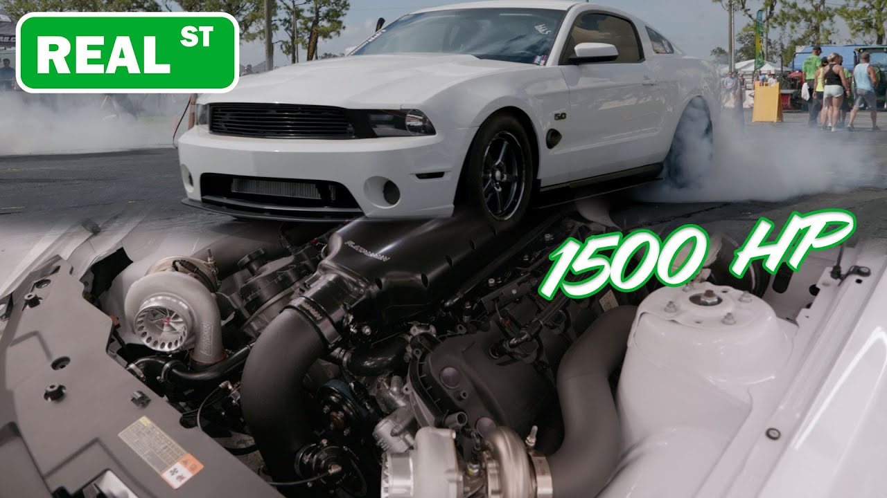 1500whp TWIN Turbo Mustang on Motec!! CRAZY POWER
