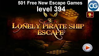 [Walkthrough] 501 Free New Escape Games level 394 - Lonely pirate ship escape - Complete Game screenshot 2