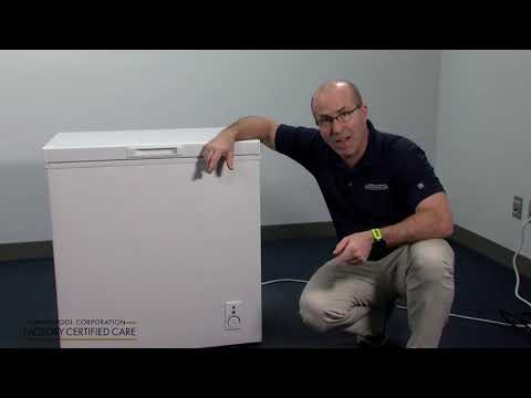How to use the control on your chest freezer