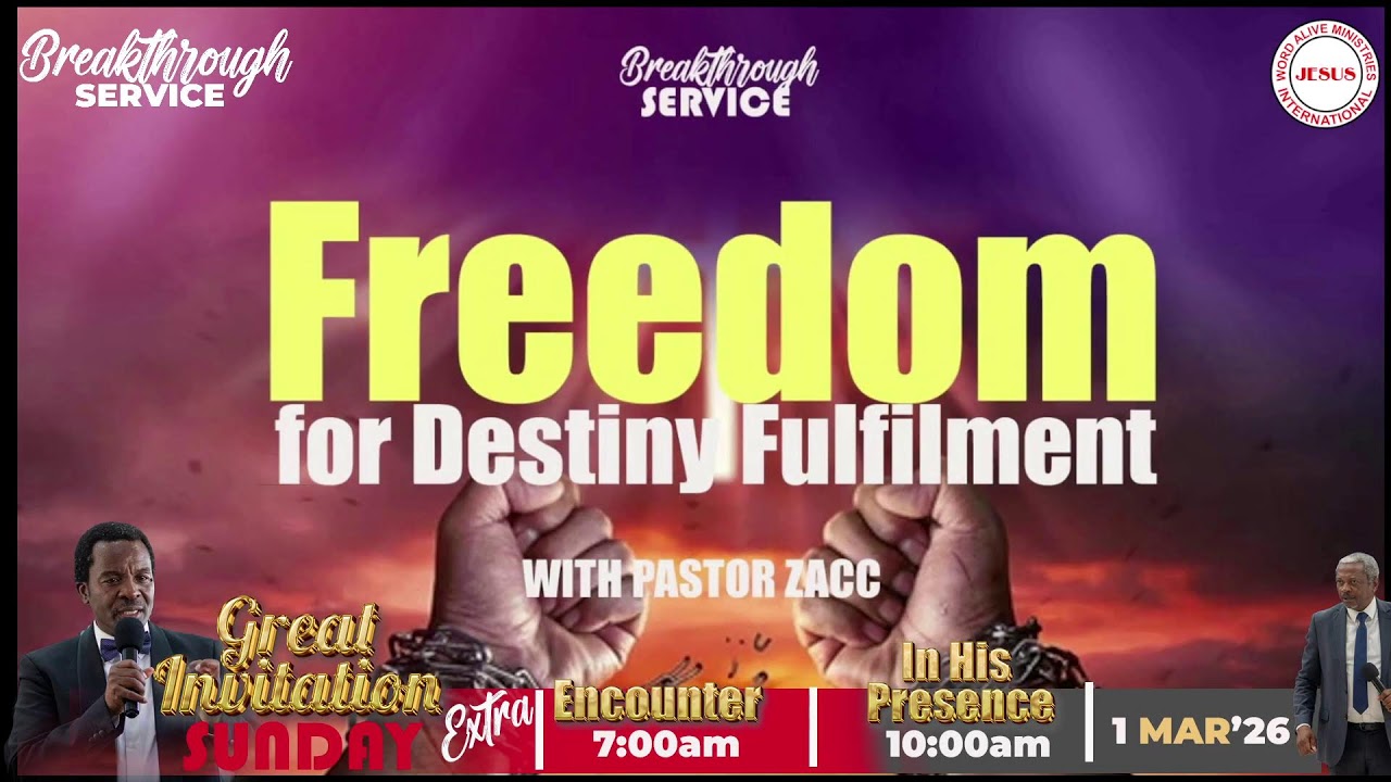 Freedom for Destiny Fulfilment