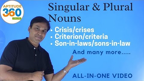 The most confusing Singular & Plural nouns || Common Grammatical Mistakes || Competitive Exams
