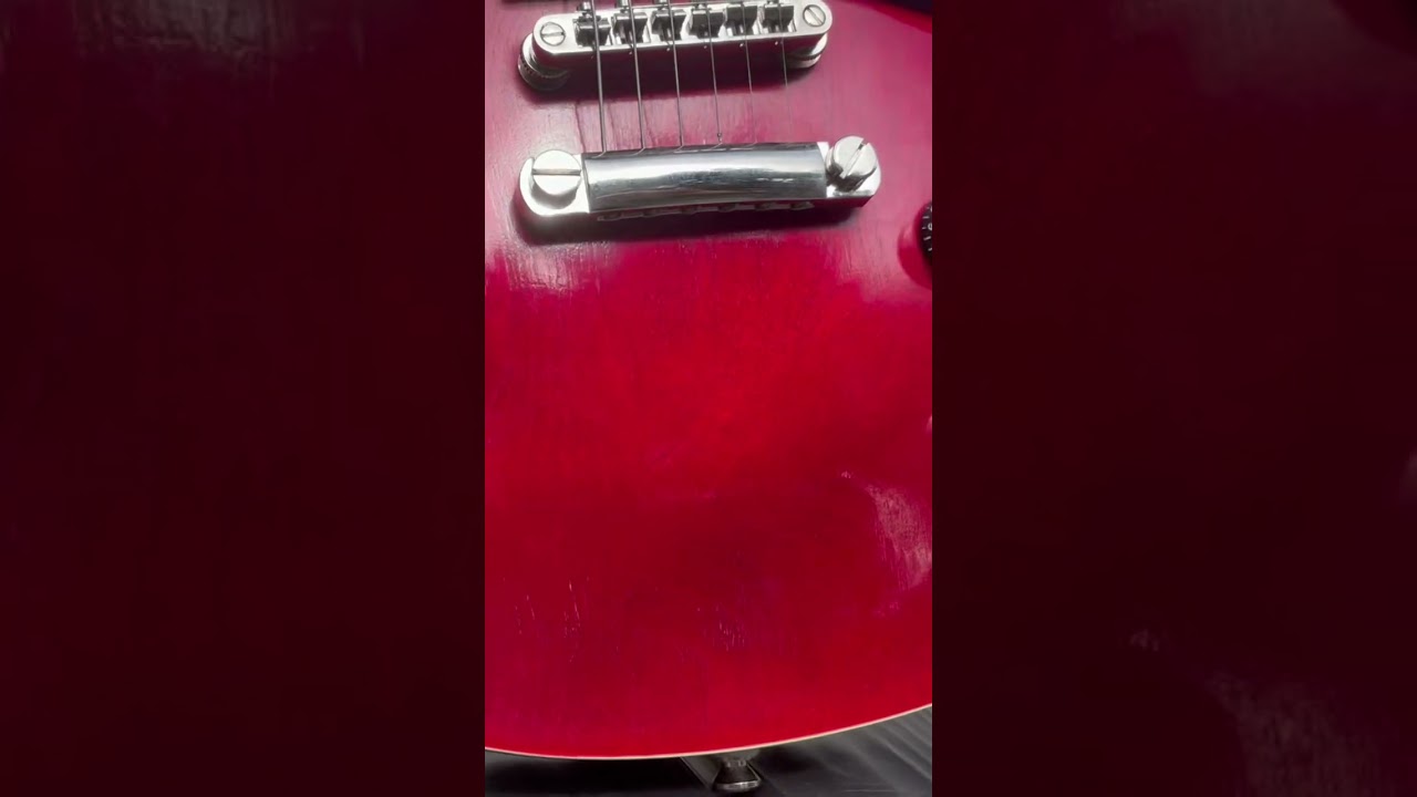 Polished Satin Finish on Epiphone Traditional Pro