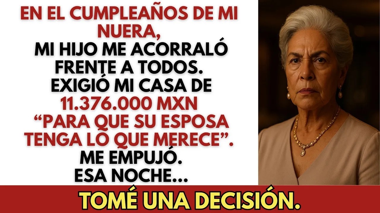 Mi hijo me empujó y exigió mi casa de 11M—Así que le quité lo que más amaba