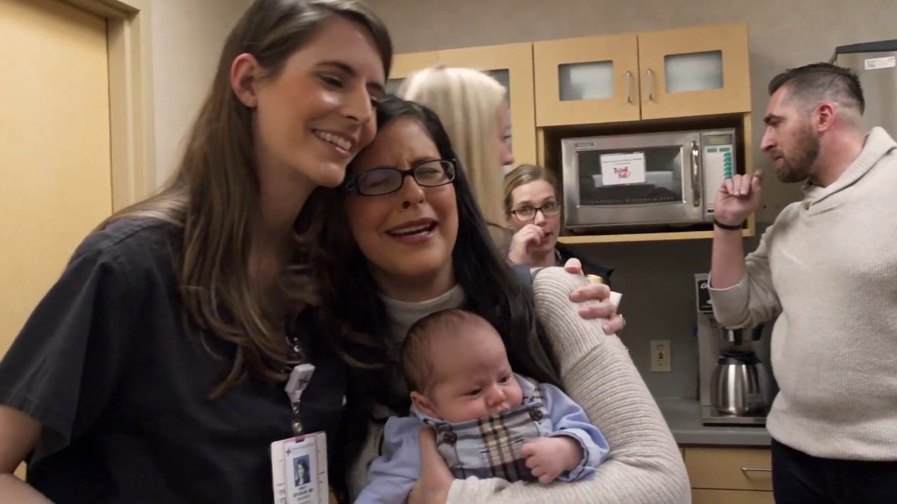 Husband And Wife Thank Hospital Staff For Life-Saving Teamwork newspaper mockup