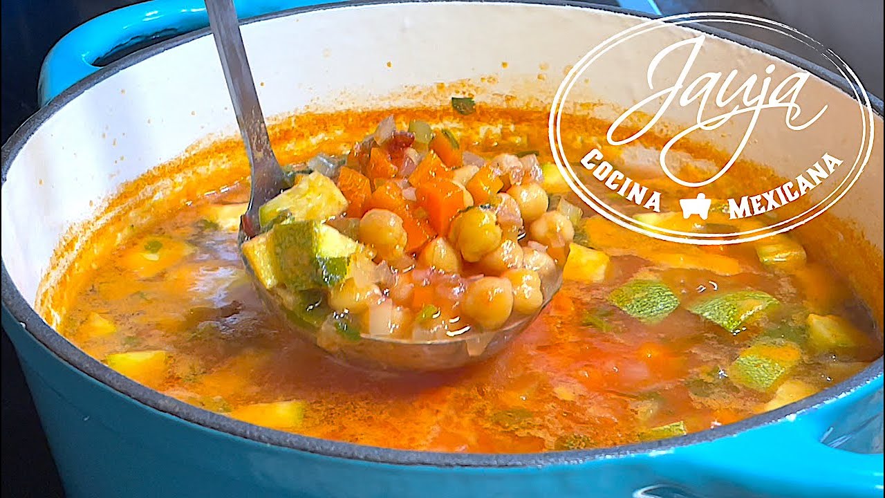 Top 46+ imagen receta de sopa de garbanzos a la mexicana