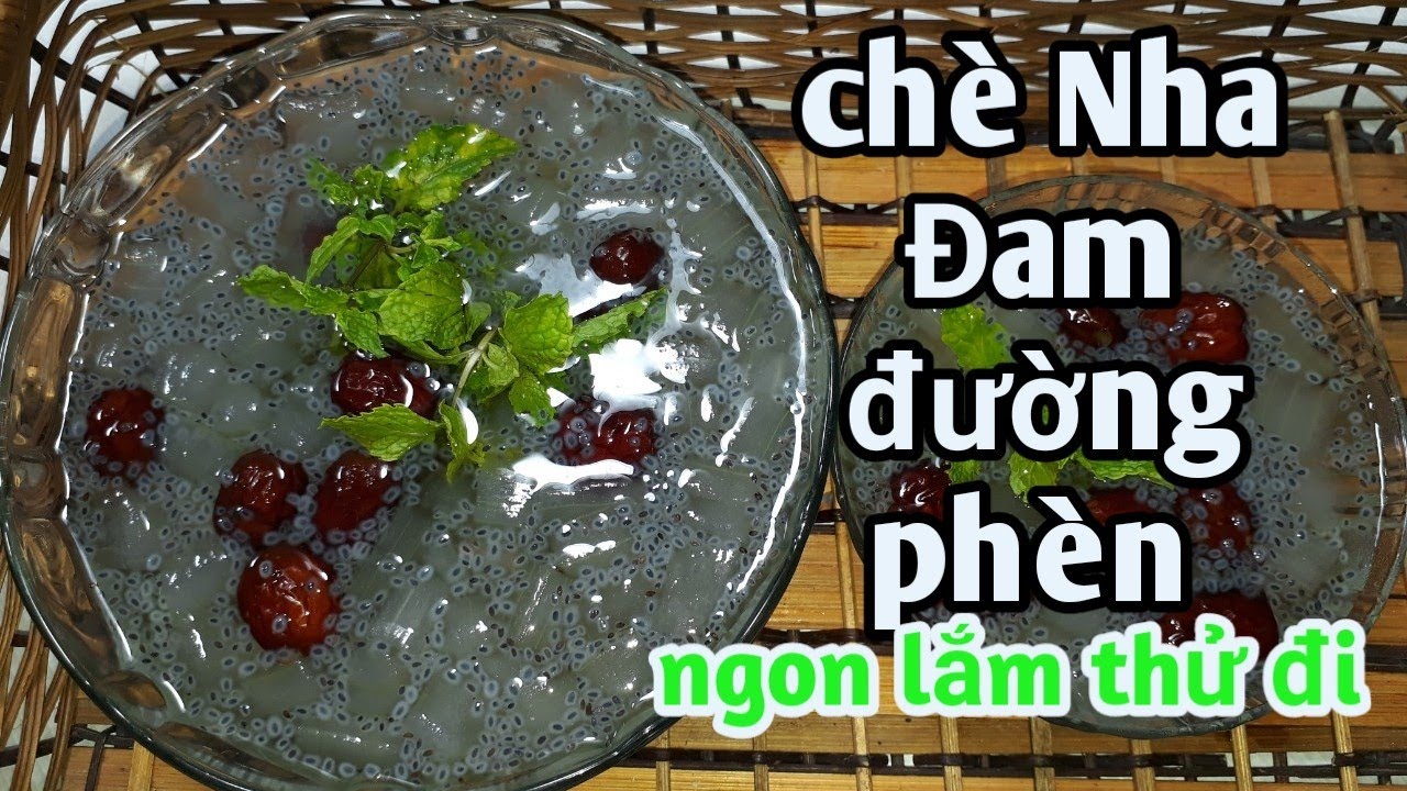 Hướng dẫn Cách nấu chè nha đam – Cách nấu chè nha đam đường phèn cực ngon thanh nhiệt giải độc món ăn ngon by Hương- Aloe sugar tea