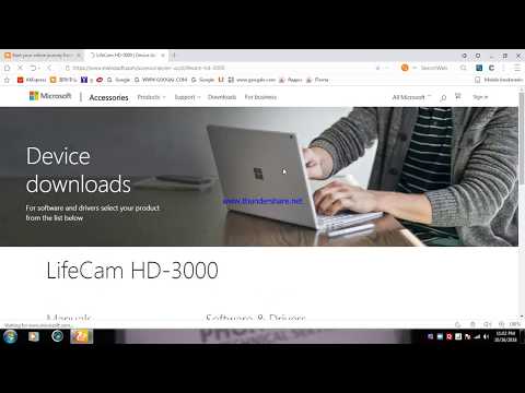 how to install setup of microsoft life cam hd 3000