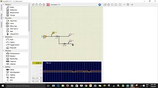 Electronic circuit simulator simulIDE simulation LC Filter