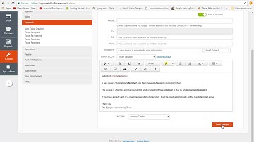 Alerts - Getting Started with OneBill