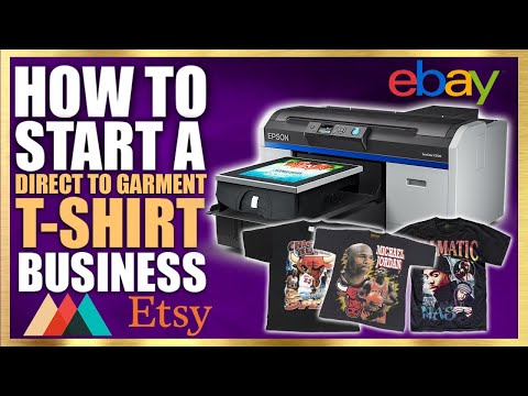 How To Start A T-Shirt Business With A DTG Printer (Direct To Garment)