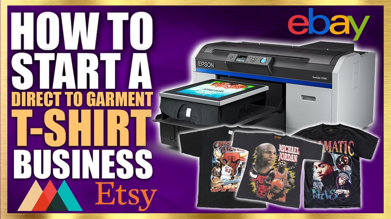 How To A T-Shirt Business With A Printer (Direct To Garment) - YouTube