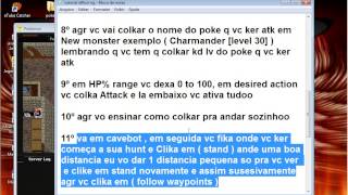 Tutorial de como usar elfbot ng no poketibia :)
