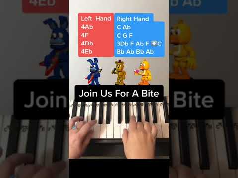 FNAF Piano Tutorial Shorts Pianotutorial