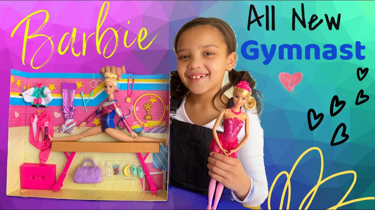 All New Barbie Gymnast Unbox YouTube