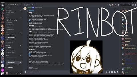 RinBot the Anime Guessing Game