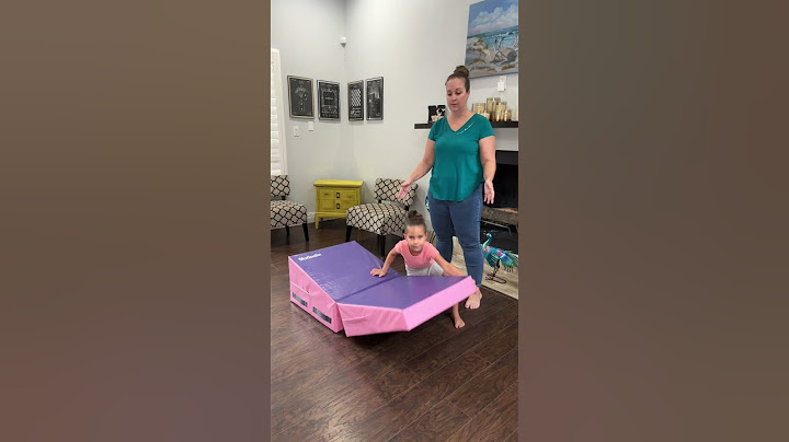 Incline Gymnastics Mat - Folding Cheese Wedge Mat for Home Training!