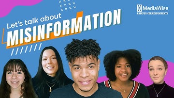 Media literacy masterclass with MediaWise Campus Correspondents