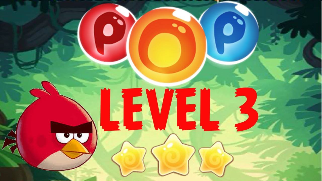 Angry Birds POP Bubble Shooter (Stella POP) - Level 3