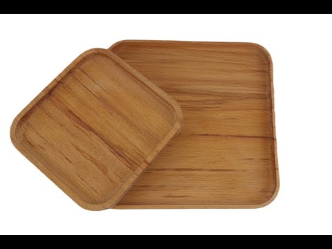 ხის თეფში კვადრატული - 202