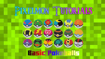Pixelmon Tutorial -  Basic Pokeballs