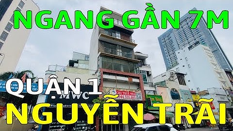 Bán nhà mặt tiền Quận  1 số 214  NGUYỄN TRÃI, P. Nguyễn Cư Trinh-  Mã sp: SK1793