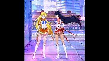 I love this duo🧡❤️ Sailor Venus X Sailor Mars #sailormoon #sailorvenus #sailormars #sailorguardian