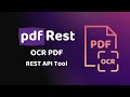 pdfRest OCR PDF - REST API Tool