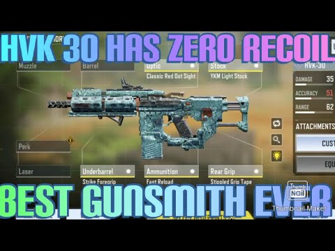 THE HVK 30 IS AMAZING! ZERO RECOIL BEST GUNSMITH...