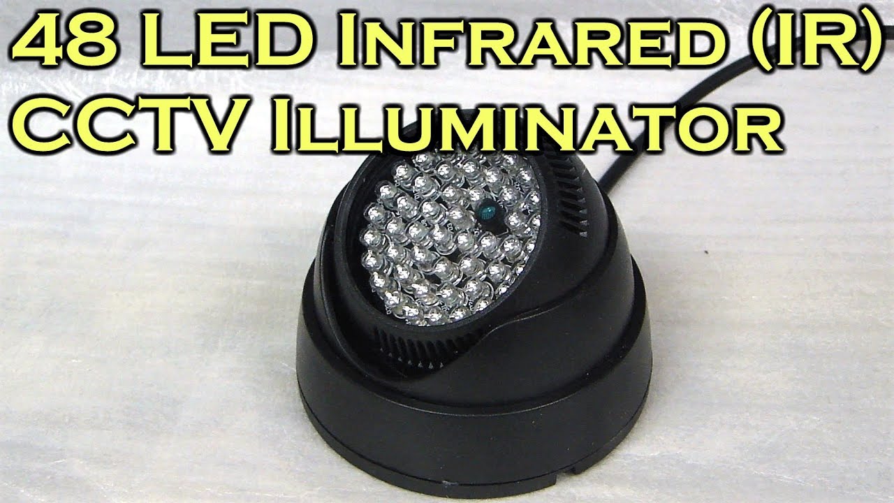 4 LED Infrared Night Vision IR Light Illuminator Lamp IP Camera MZUS